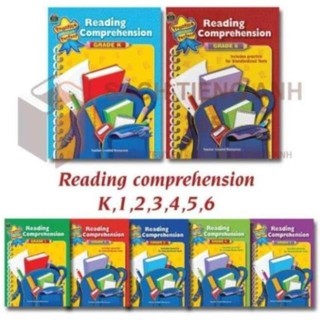 Reading Comprehension - Grade K,1,2,3,4,5,6 -  bản đẹp khổ A4