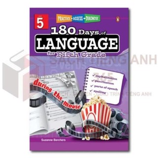 Sách - Combo Grade 5 - 180 days of... - 6q - Science, Language, Writing, Solving, Reading, Math