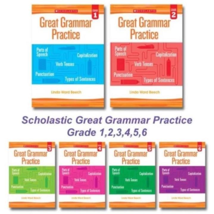 Scholastic Great Grammar Practice -  Grade 1,2,3,4,5,6
