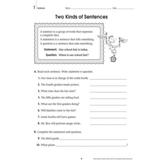 Scholastic Great Grammar Practice -  Grade 1,2,3,4,5,6