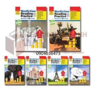 Nonfiction reading practice - grade 1,2,3,4,5,6 - khổ a4 - bản đẹp