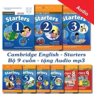 Sách - Cambridge Starters - Flyers - Movers - Tặng File nghe mp3