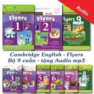 Sách - Cambridge Starters - Flyers - Movers - Tặng File nghe mp3