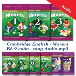 Sách - Cambridge Starters - Flyers - Movers - Tặng File nghe mp3