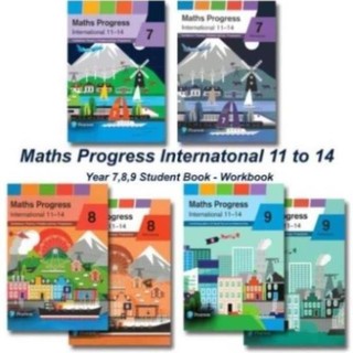 Maths progress internatonal 11 to 14 - year 7,8,9 - student book + workbook - key answer