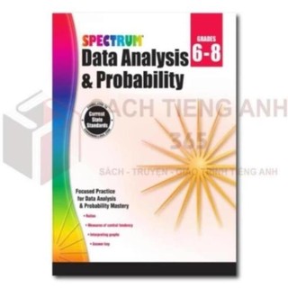 Spectrum - Data Analysis and Probability - Grade 6-8 - Khổ A4 in màu