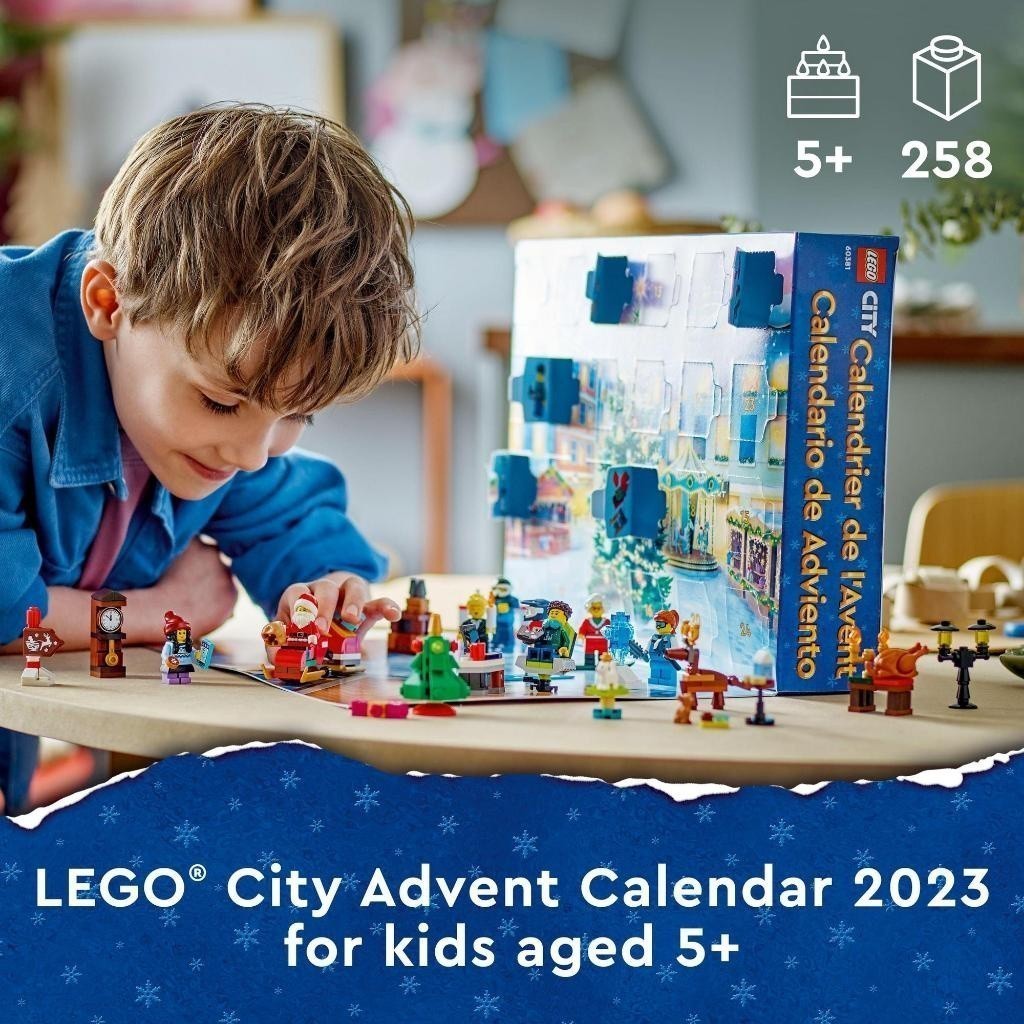 LEGO City 60381 Đồ chơi lắp ráp Lịch giáng sinh LEGO City (258 chi tiết)