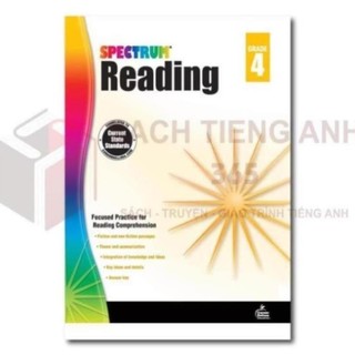 Sách  Spectrum Grade 4: Math, Reading,Multiplication, Geography, Science, Subtraction, Division,...
