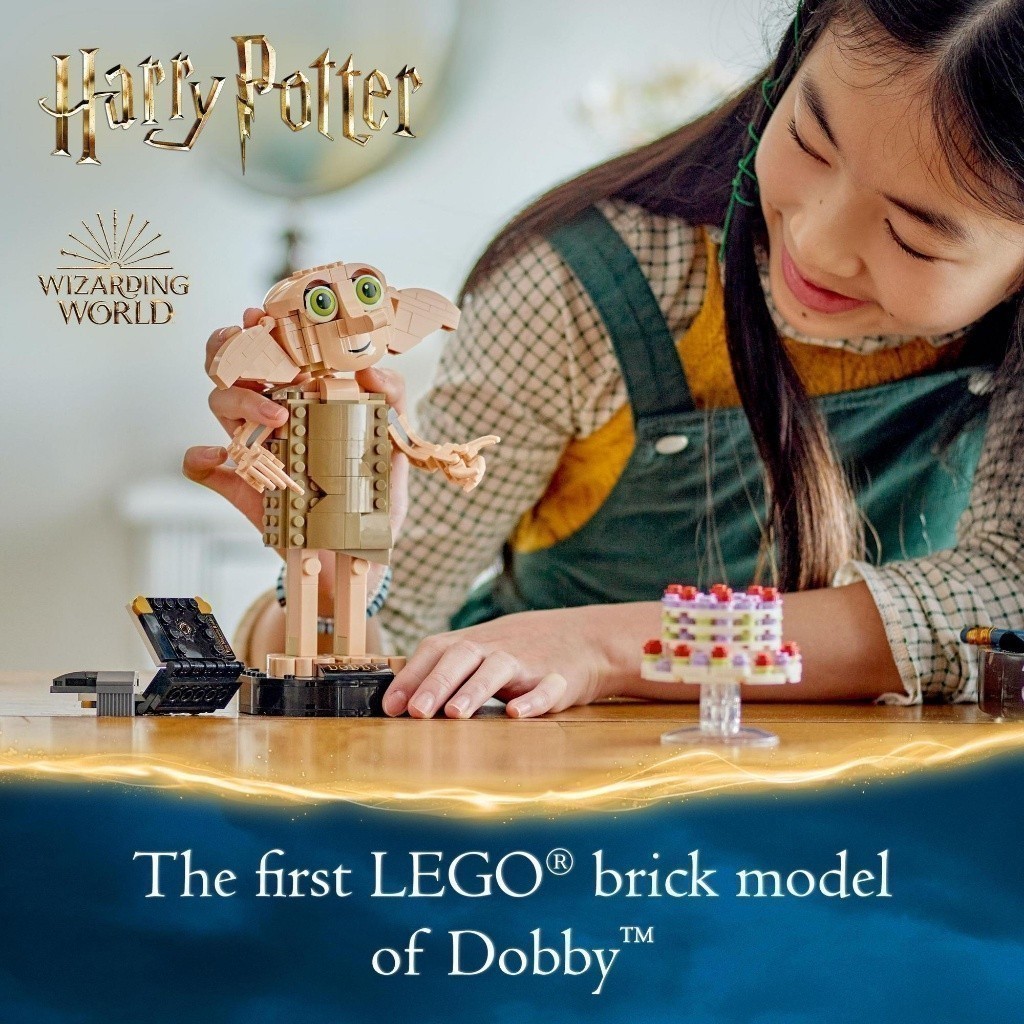 LEGO Harry Potter 76421 Đồ chơi lắp ráp Chú yêu tinh Dobby (403 chi tiết)