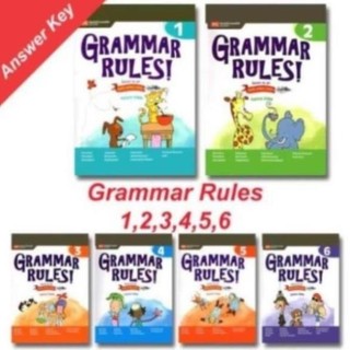 Grammar rules - bộ 6q - in màu - kèm answer key