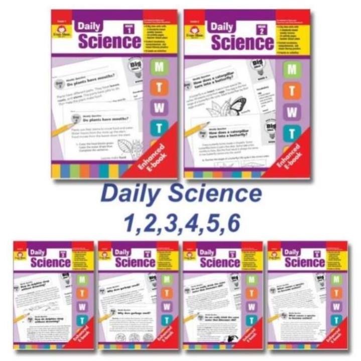 Sách - Daily Science -  Grade 1,2,3,4,5,6 ( Khoa Học )