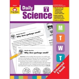 Sách - Daily Science -  Grade 1,2,3,4,5,6 ( Khoa Học )