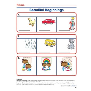 Sách - Spectrum - 16 cuốn Grade K - Math, Reading, Writing, Phonics,...