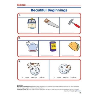 Sách - Spectrum - 16 cuốn Grade K - Math, Reading, Writing, Phonics,...