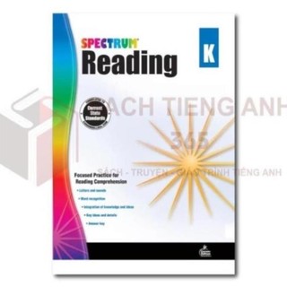 Sách - Spectrum - 16 cuốn Grade K - Math, Reading, Writing, Phonics,...