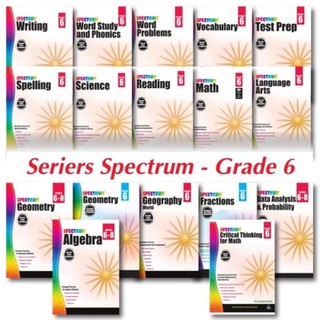 Spectrum: Math, Reading, Geography, Science, Algebra 6-8, Writing,...