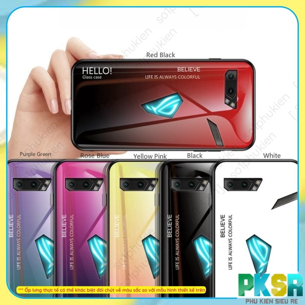 Ốp lưng tráng gương cho Asus ROG Phone 2 (ZS660KL) , Asus ROG Phone 3, Asus ROG Phone 5 mẫu mới cực 