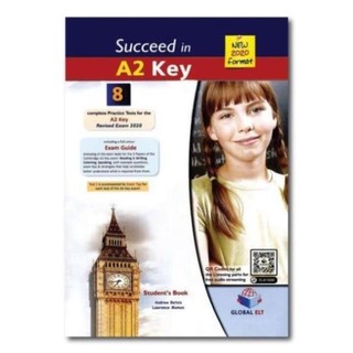 Succeed in a2 key - 8 practice tests for the revised exam 2020 - tặng audio mp3