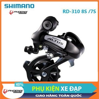 [Phoenixbike.vn] Củ đề sau xe đạp Shimano Altus M310 chính hãng 8S 2024