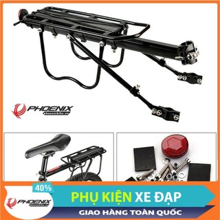 Gác Baga nhôm xe đạp bắt cọc yên cao cấp 2024
