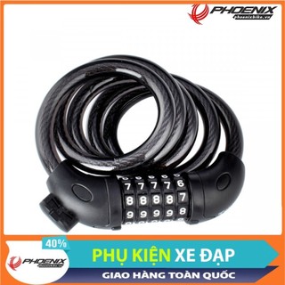 [Phoenixbike.vn] Khóa dây 5 số đổi mã số siêu bền 2024