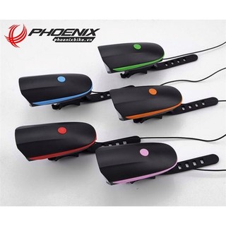 [Phoenixbike.vn] Đèn xe đạp thể thao kèm còi, sạc usb 2024