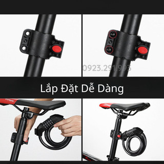 (Sale) Khoá Dây 5 Số thời thượng Cho xe đạp điện Khóa xe đạp điện Chống Trộm - BK15