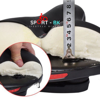 (Sale) Yên xe đạp điện Active Sport Đệm Siêu Êm Có Rãnh Thoáng Khí, Chống Nước, xoắn ốc Giảm Xóc, di động Leo Núi - BK13