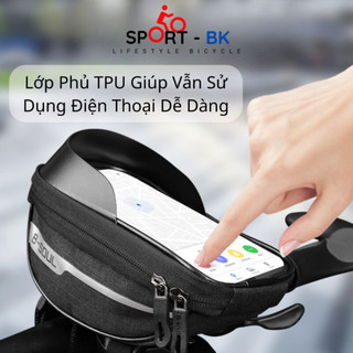 (Sale) Túi Treo Đầu Khung xe đạp điện Đựng laptop Đồ tư nhân thời thượng B-SOUL chống thấm nước tiện nghi - BK03