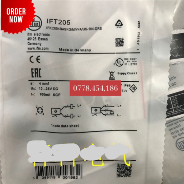 Cảm Biến Tiệm Cận Ifomen Ift205 Ift203 Ift202 Ift216 Ift217 Ift200244