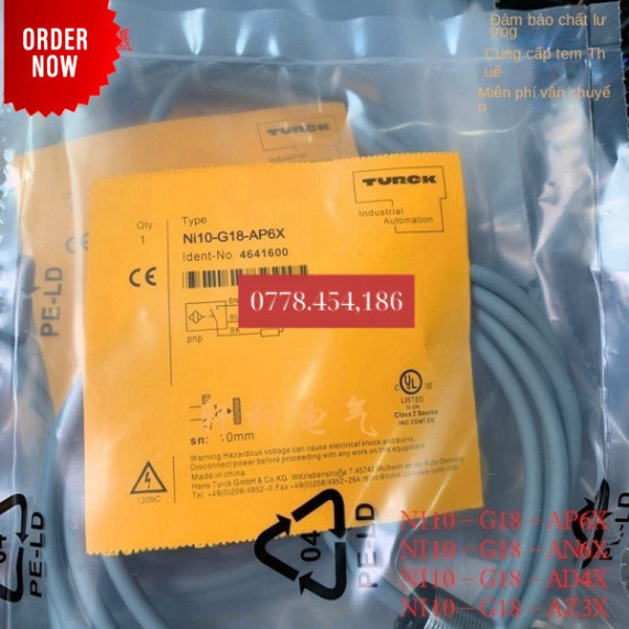 Cảm ứng NI8-G18-AP6X ni10 bi8 BI5-G18 M18-AP6X an6x ad4x y1x
