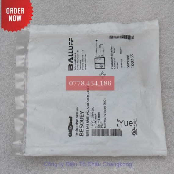 Cảm Biến Baluff Hoàn Toàn Mới Bes00ey M18ME-PSC50B-S04G-003 Bes00ey