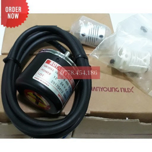 HanYoung Encoder 100, 200, 360, 600, 1000 xung HE40B-6-200-3-T-24 HE40B-6-360-3-T-24