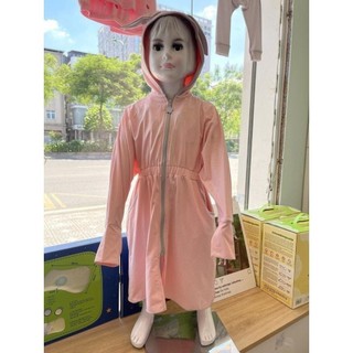 Aó nắng tai thỏ siêu yêu chất thông hơi kim cương vải thơm siêu yêu cho bé - Ken's Nguyệt Store