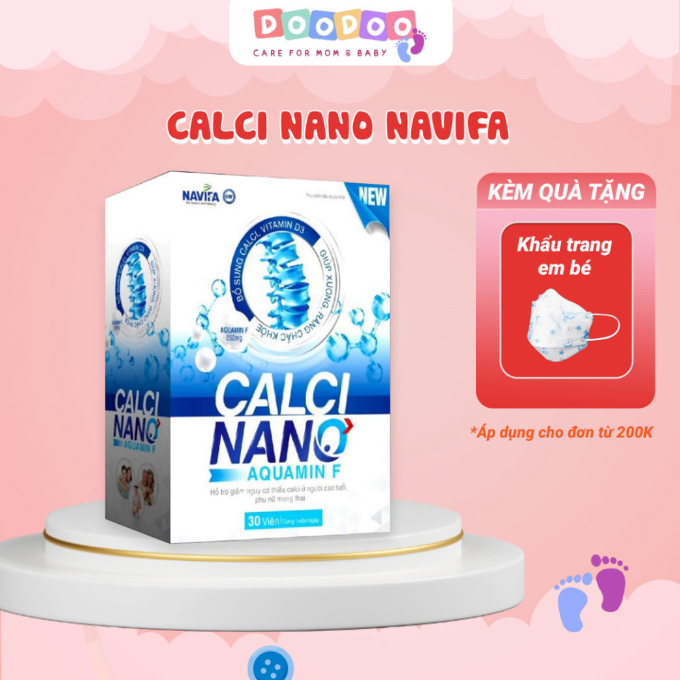 HOT HOT Canxi hữu cơ Nano Aquamin F  tảo đỏ NAVIFA(30v) Phù hợp cho phụ nữ có thai, người cao tuổi, trẻ em đang tuổi cao