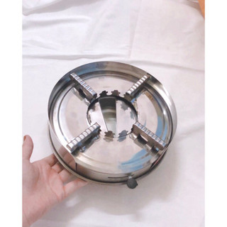 Bếp Cồn Mini , Bếp Cồn Inox Có Chắn Gió Nhỏ Gọn.