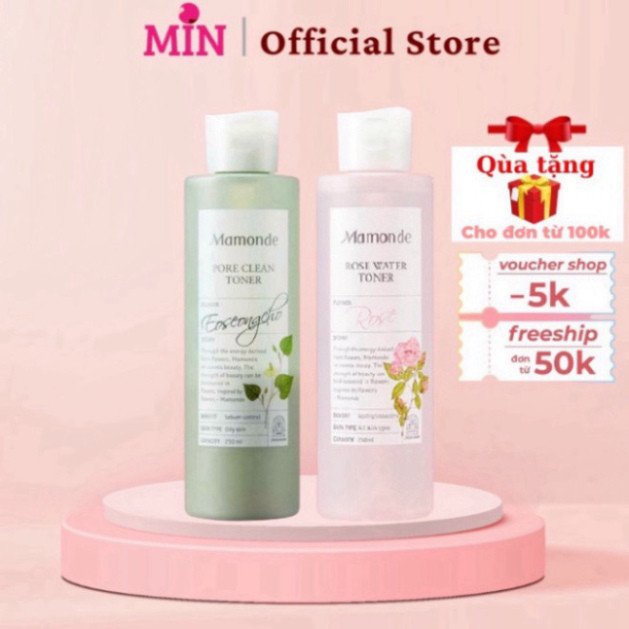 Nước Hoa Hồng Toner Mamonde Diếp Cá Làm Sạch Dầu Nhờn Và Ngăn Ngừa Mụn 250ml QG67 QG67