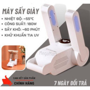 Máy sấy giày khử mùi công suất 180W sấy giày tất găng tay khử khuẩn bằng tia cực tím ( Chính Hãng )