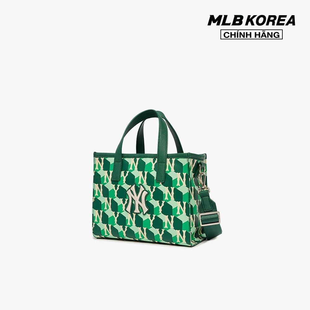 MLB - Túi tote chữ nhật Cube Monogram Small 3AORS022N-50GND