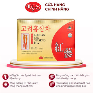 Trà Hoà Tan Hồng Sâm Hàn Quốc Cao Cấp KGS Korean Ginseng Story (3g x 100 gói)