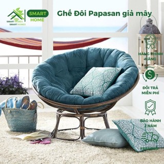 Ghế lười thư giãn Papasan 1m2 giả mây phòng ngủ cho bé, decor ban công nằm thư giãn, trang trí phòng khách / Đà Nẵng hhh