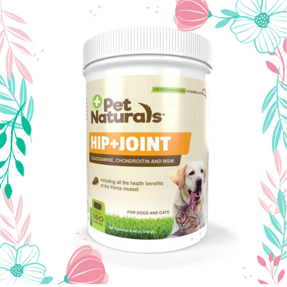 Viên nhai hỗ trợ xương khớp cho chó mèo - Hip Joint Daily Multi Pet Naturals Of Vermont