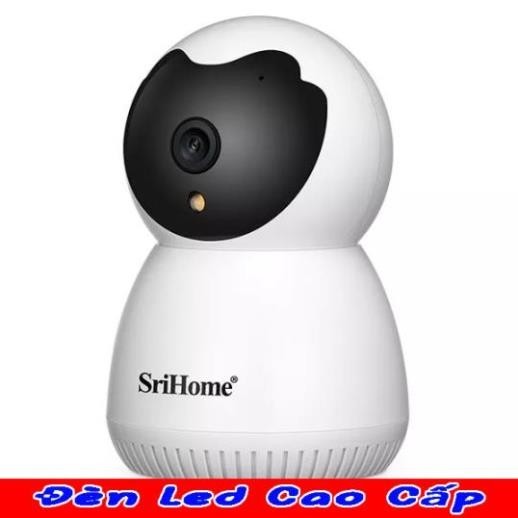 Camera Srihome SH-036 3.0MP 1296P Utra HD Màu ban đêm Xoay 360 IP WIFI. Bảo hành 12 Tháng .