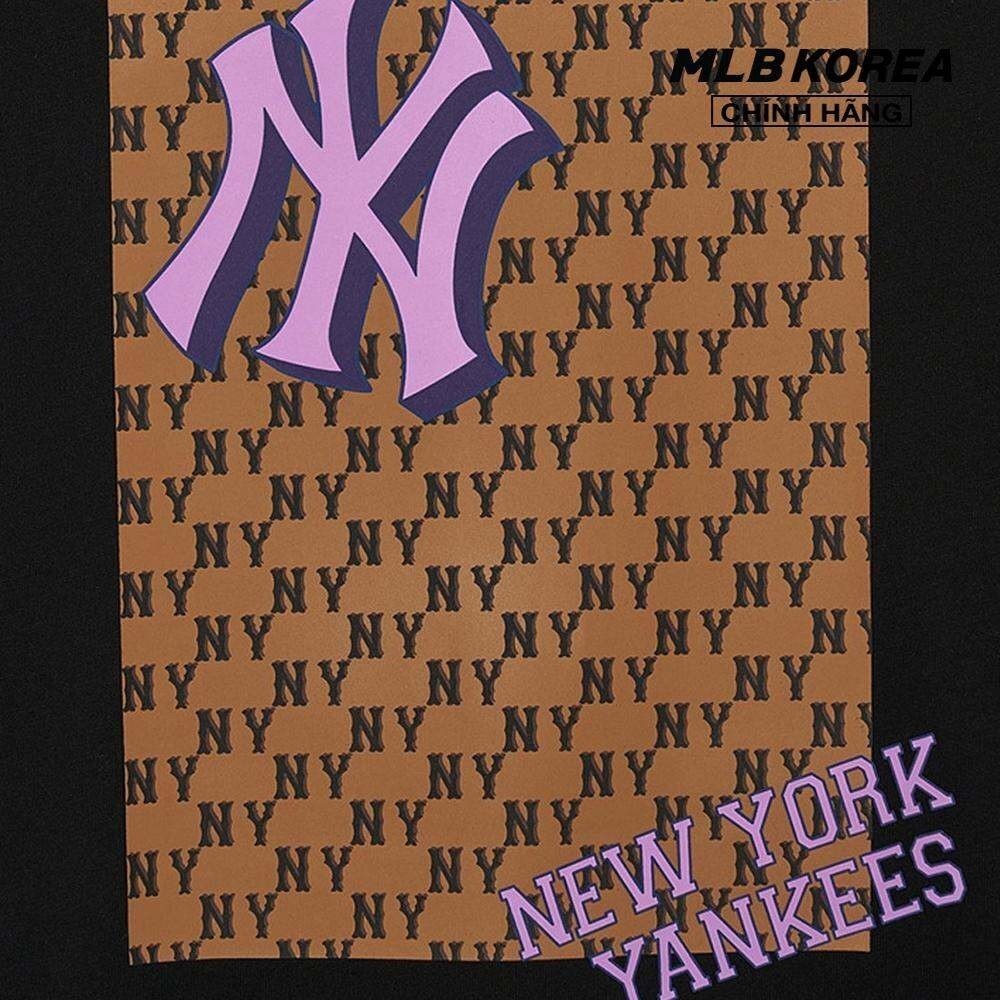 MLB - Áo thun unisex cổ tròn tay ngắn phom suông trẻ trung 3ATSM0234-50BKS