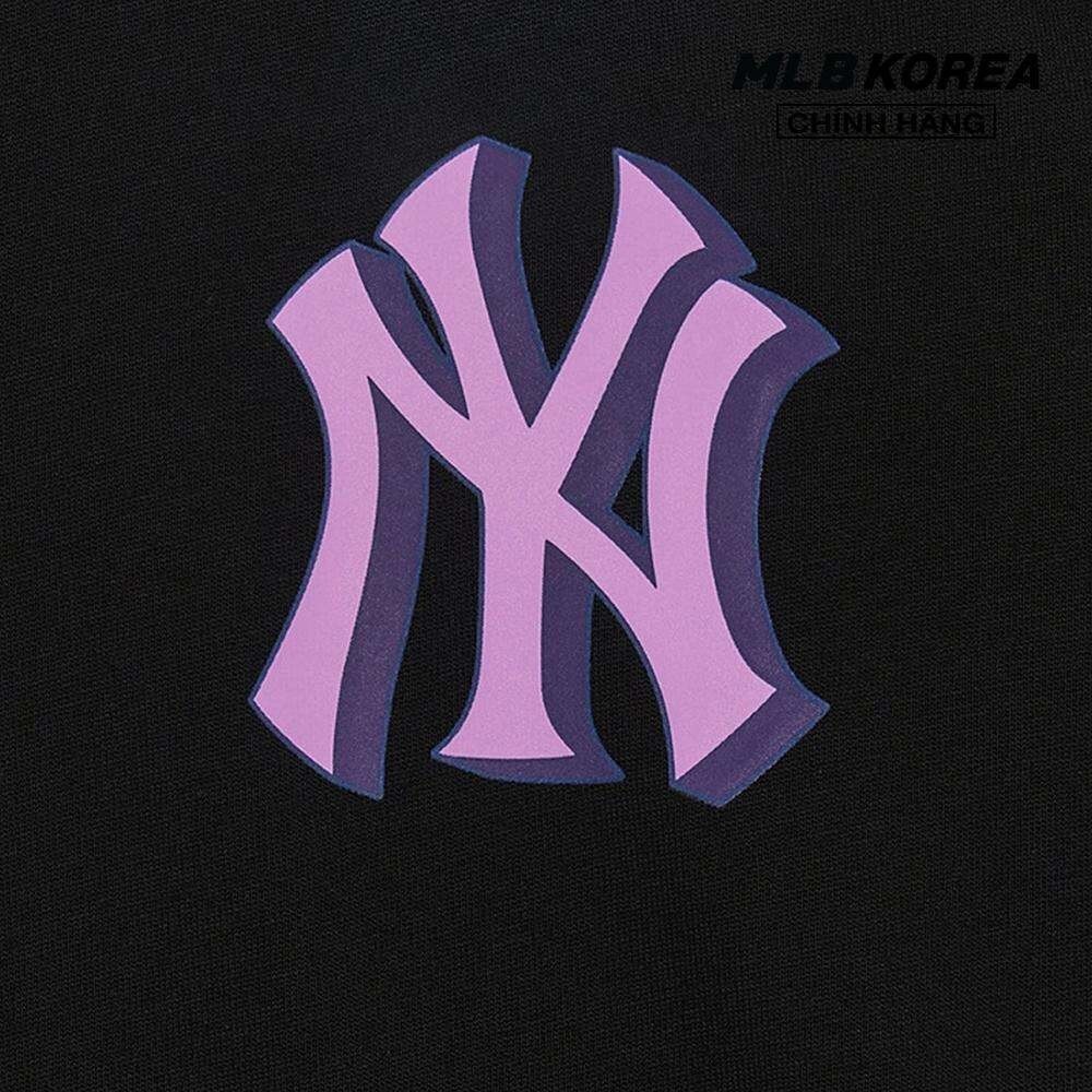 MLB - Áo thun unisex cổ tròn tay ngắn phom suông trẻ trung 3ATSM0234-50BKS