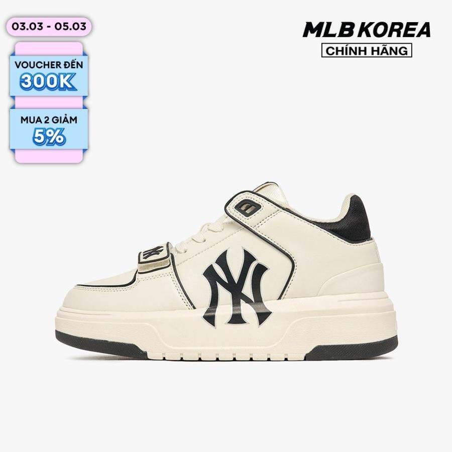 MLB - Giày sneakers unisex cổ thấp Chunky Liner Mid Basic 3ASXLMB3N-50BKS