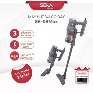 Máy Hút Bụi Cầm Tay Seka Sk-09Max, Hàng Chính Hãng Công Suất 2000W Lực Hút Cực Mạnh Làm Sạch Dễ Dàng