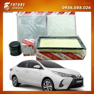 Lọc gió động cơ - Lọc điều Hòa - Lọc dầu nhớt xe Toyota Vios