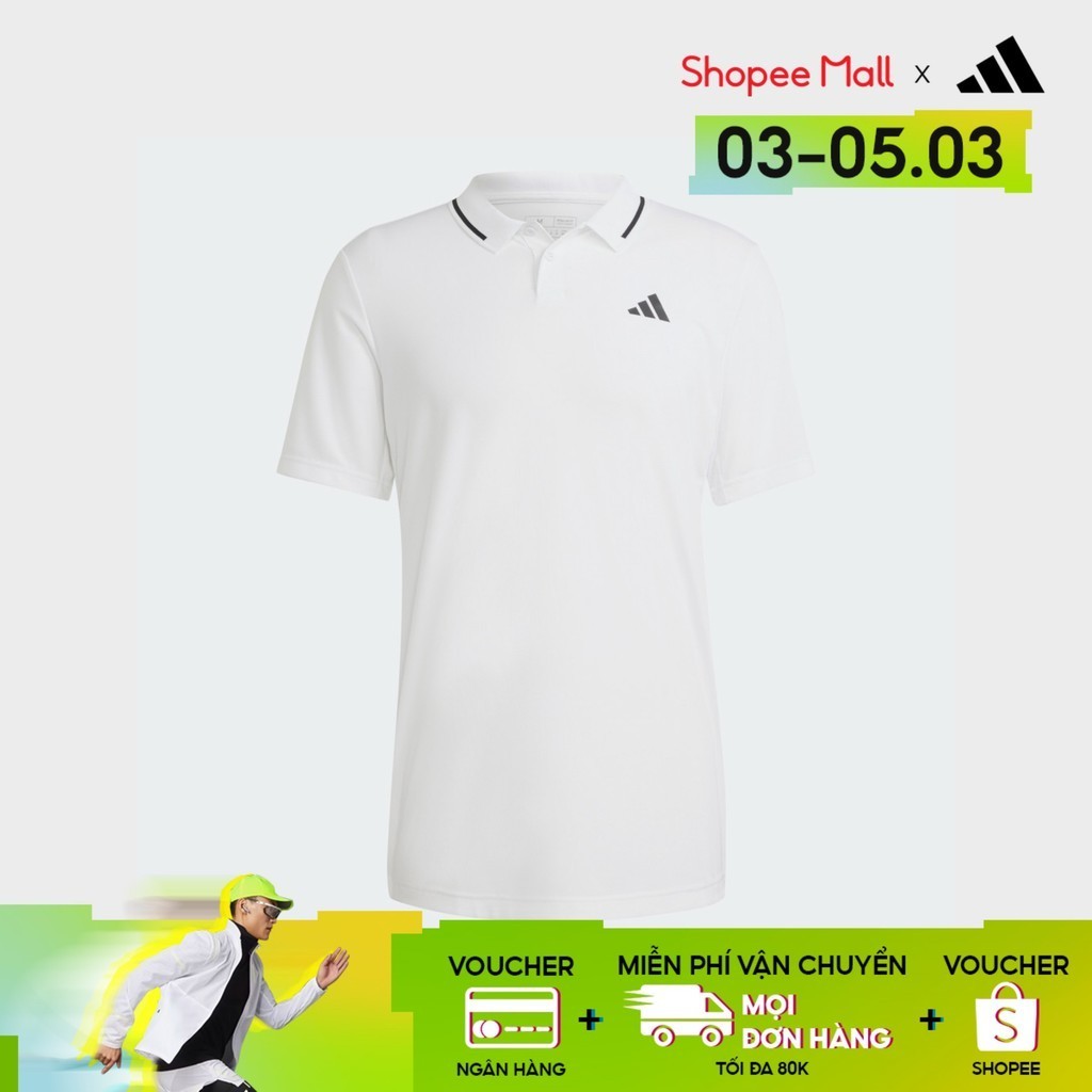 adidas Quần vợt Áo Polo Piqué Tennis Club Nam trắng HS3245