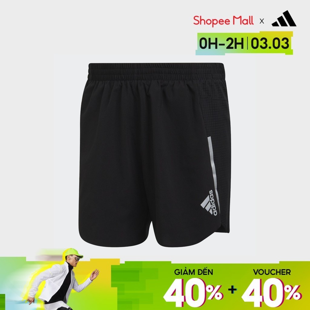 [3-5.3, VOUCHER 35%] adidas Chạy Quần Short Designed 4 Running Nam Đen H58578